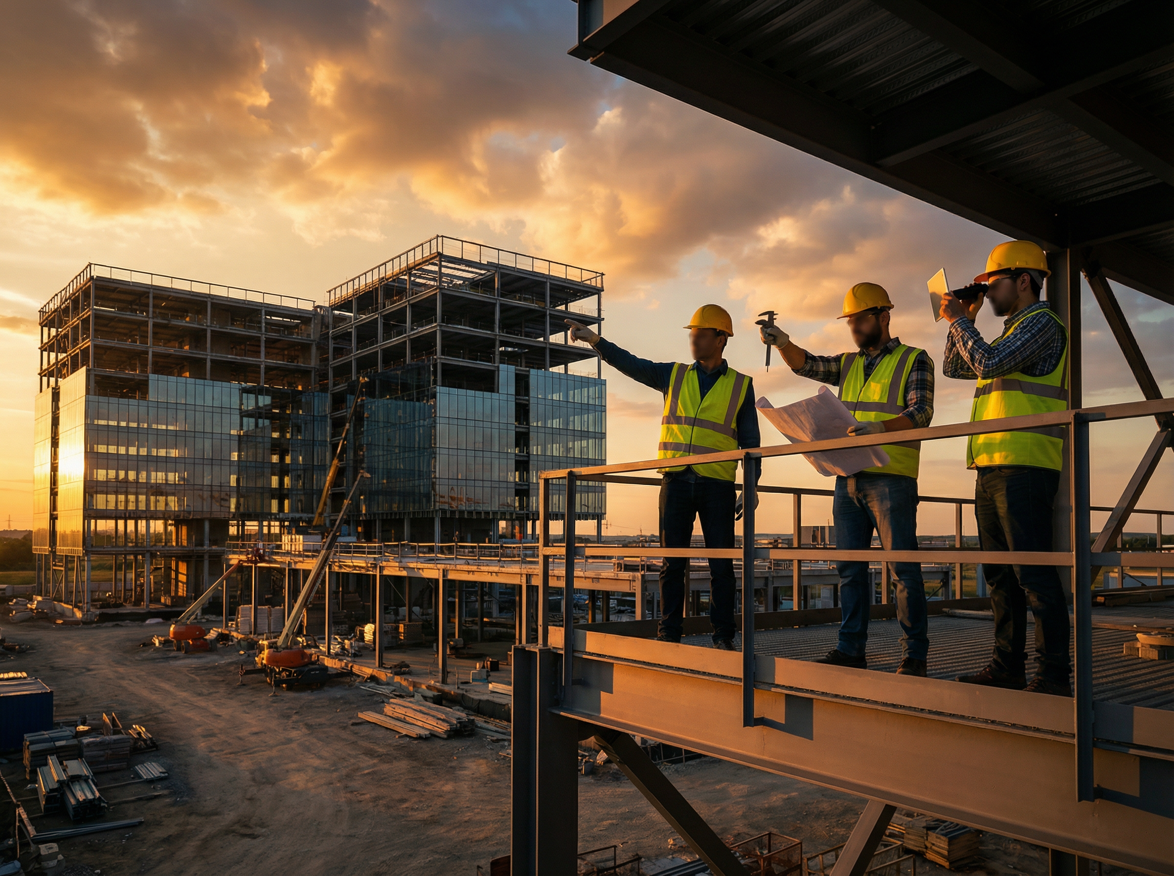 Field crew working on site